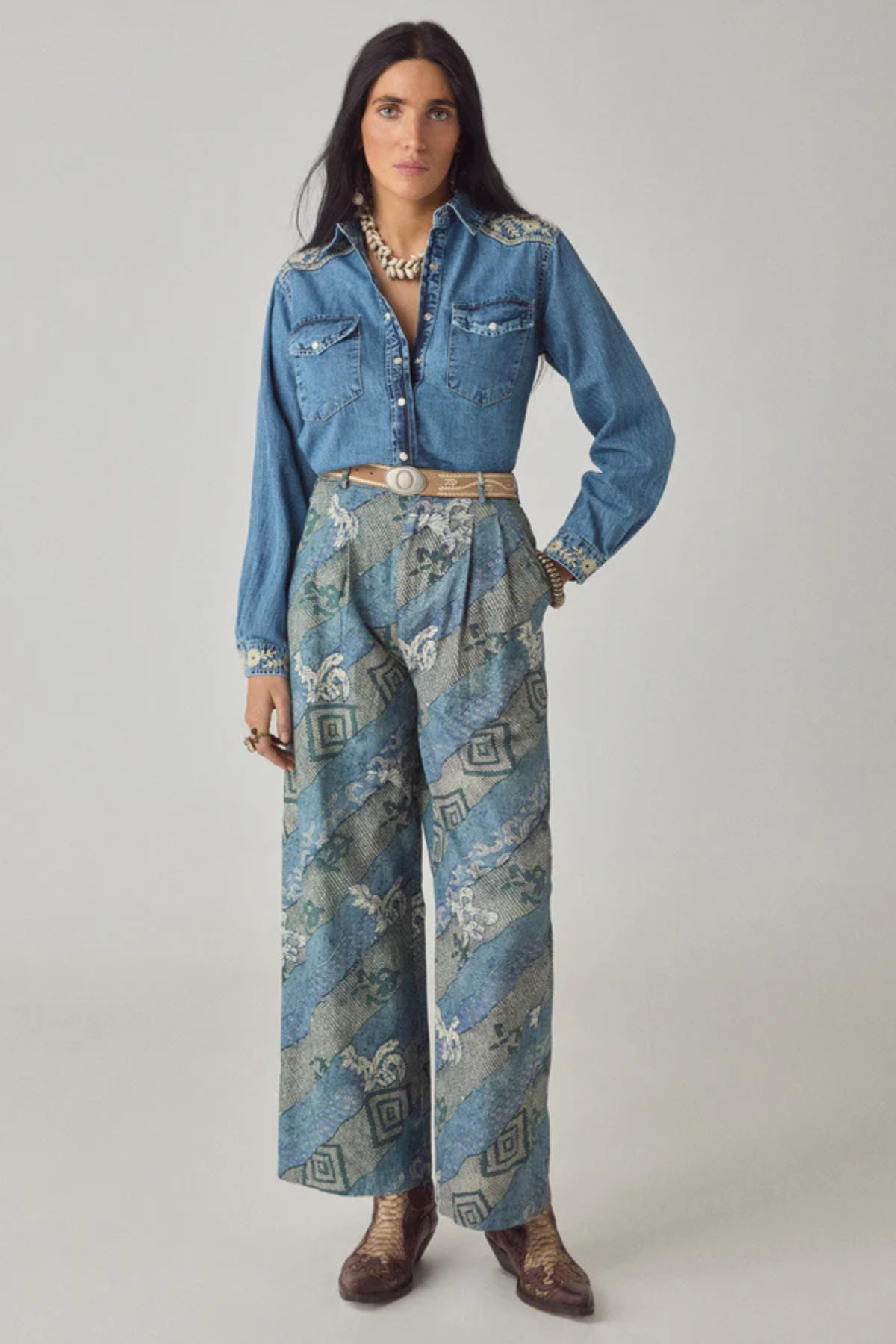 THELMA SHIRT BLUE HAZE
