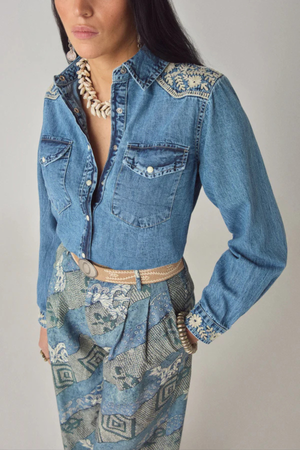 THELMA SHIRT BLUE HAZE