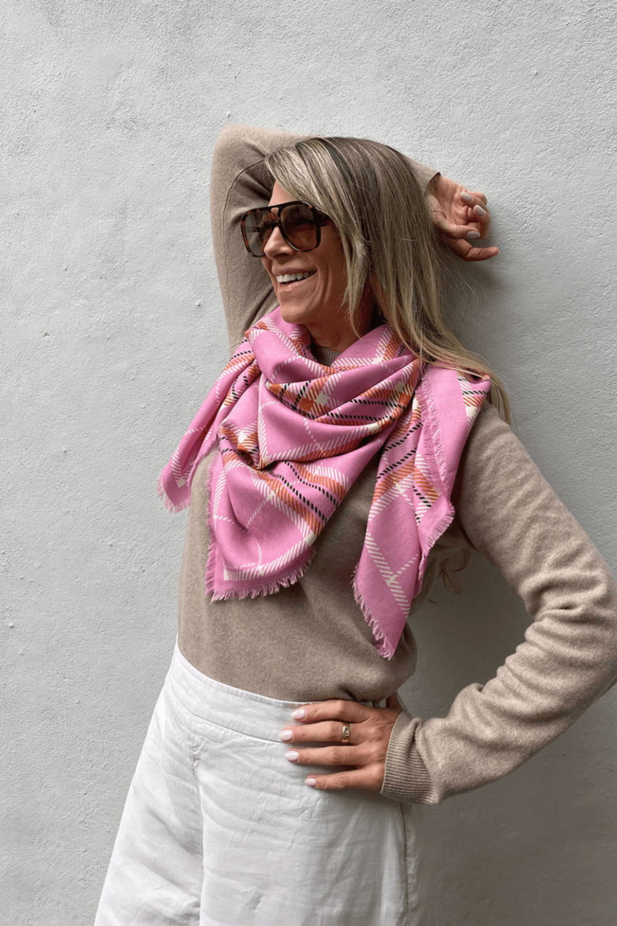 THE MCRAE WOOL SILK SCARF
