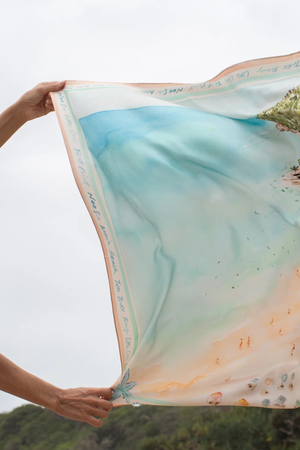 THE DH X CASS DELLAR NOOSA SILK SCARF