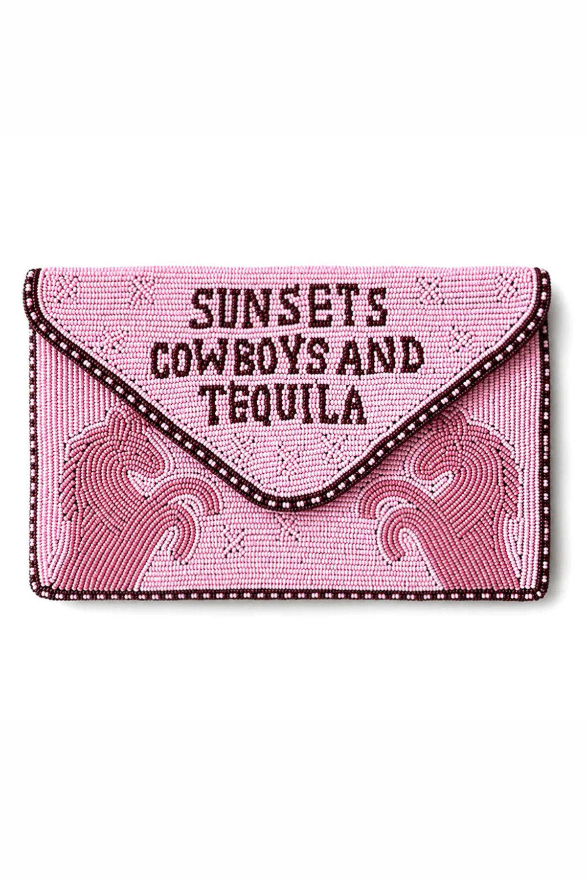 THE PINK PONY BEADED BAG