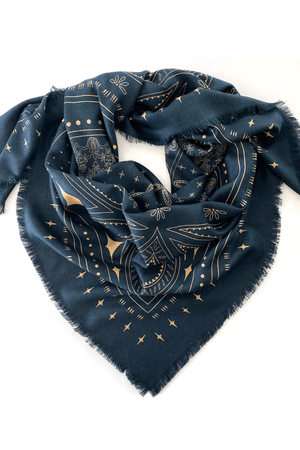 THE QUIN WOOL SILK SCARF