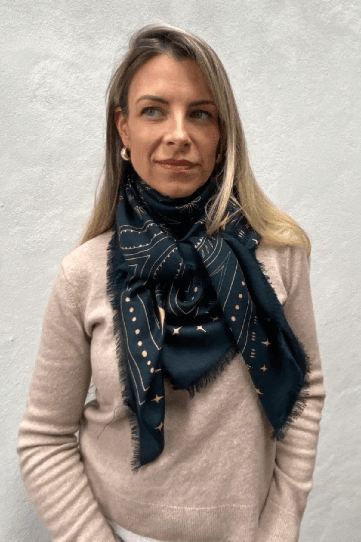 THE QUIN WOOL SILK SCARF