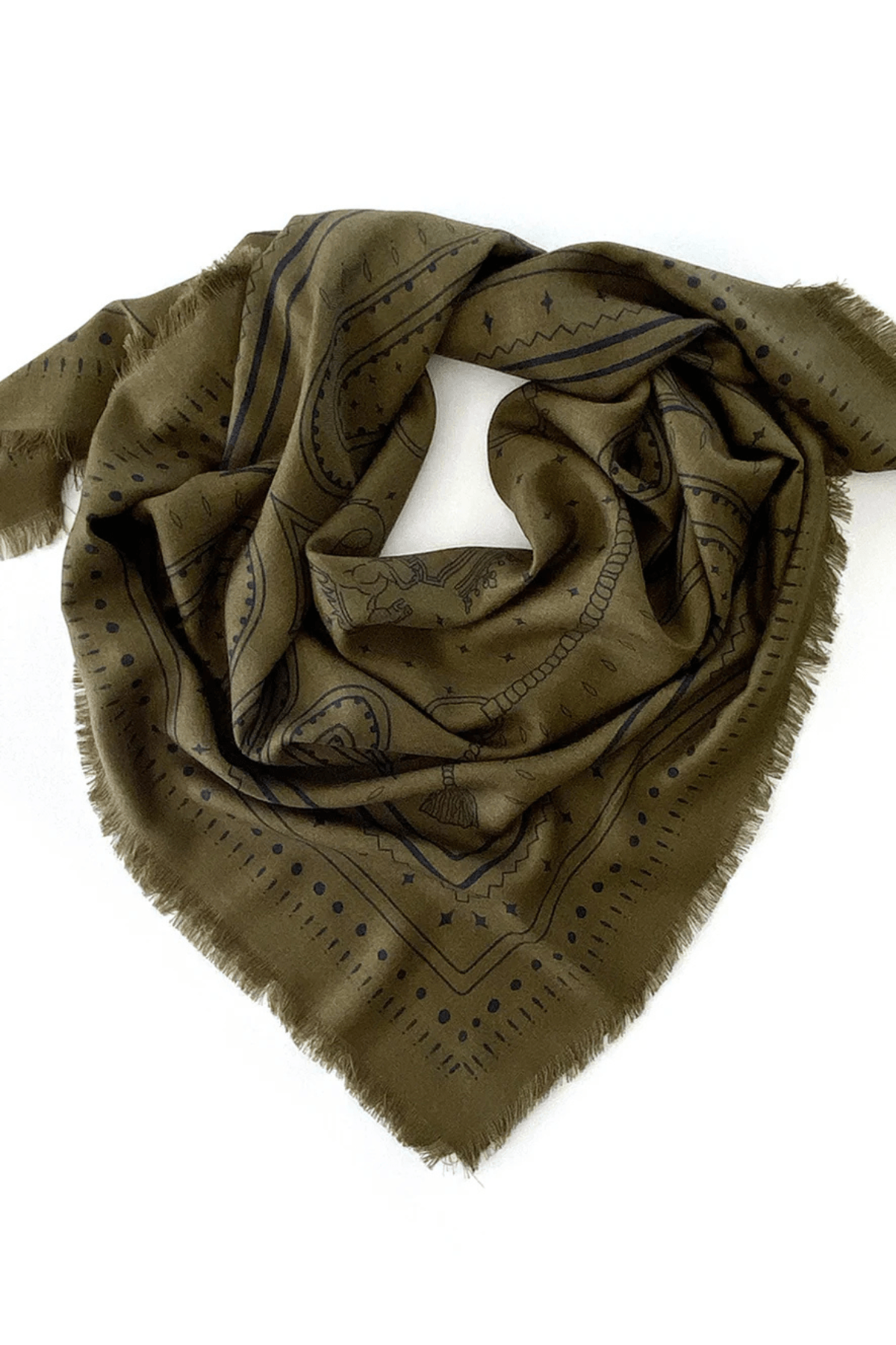 THE YORKE WOOL SILK SCARF