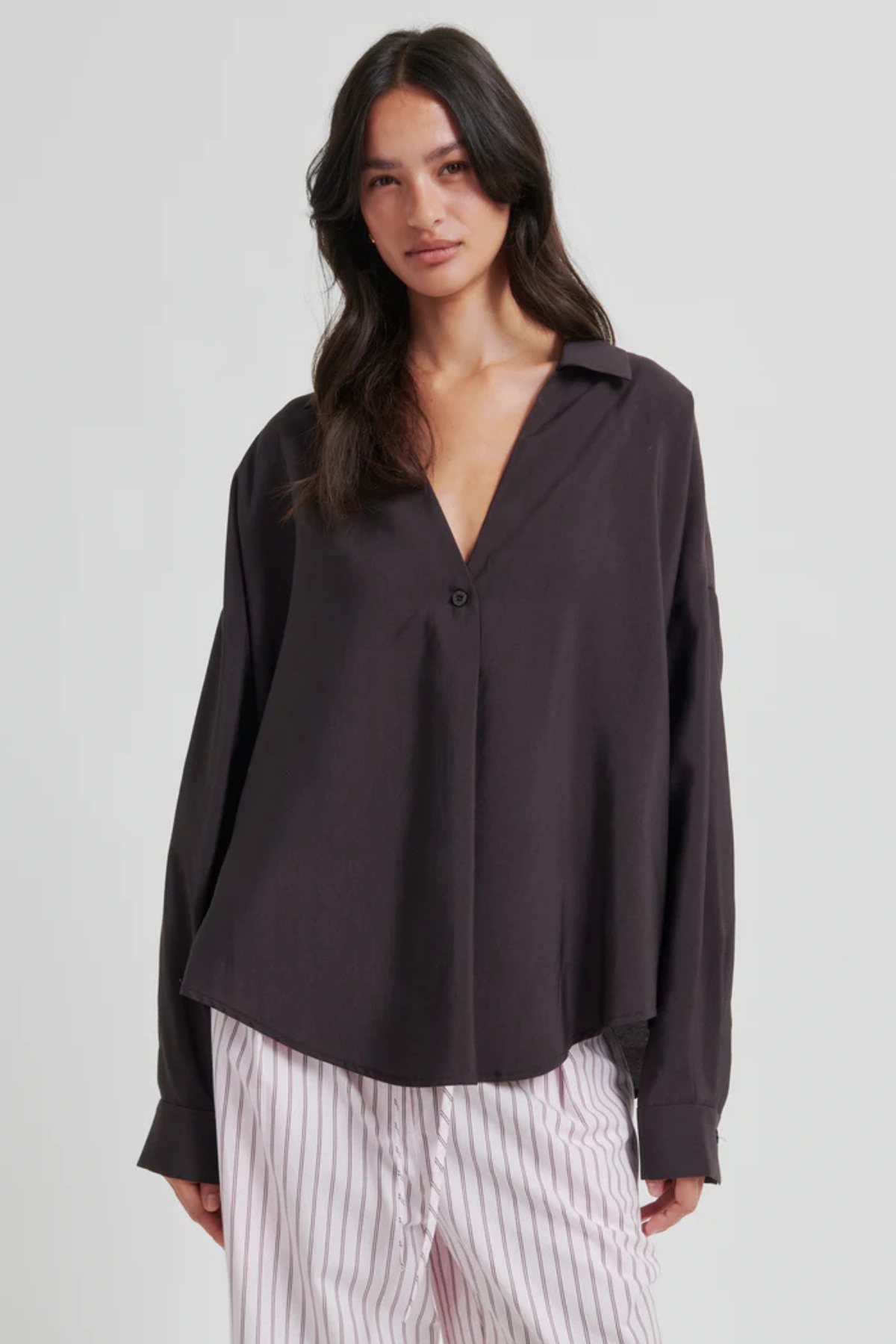 TIMELINE BLOUSE CHOCOLATE TORTE