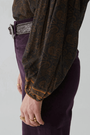 TINA BLOUSE CACHEMIRA MOUTARDE