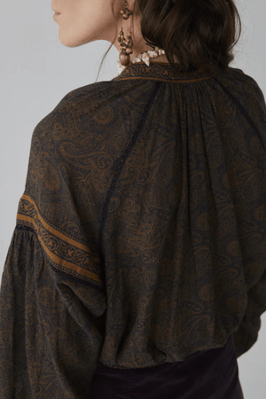 TINA BLOUSE CACHEMIRA MOUTARDE