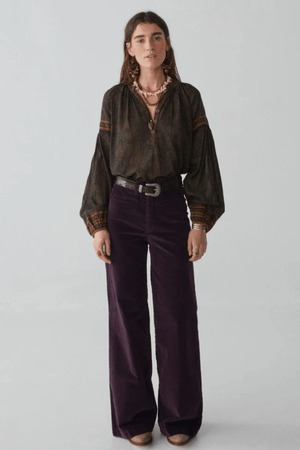 TINA BLOUSE CACHEMIRA MOUTARDE