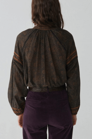 TINA BLOUSE CACHEMIRA MOUTARDE