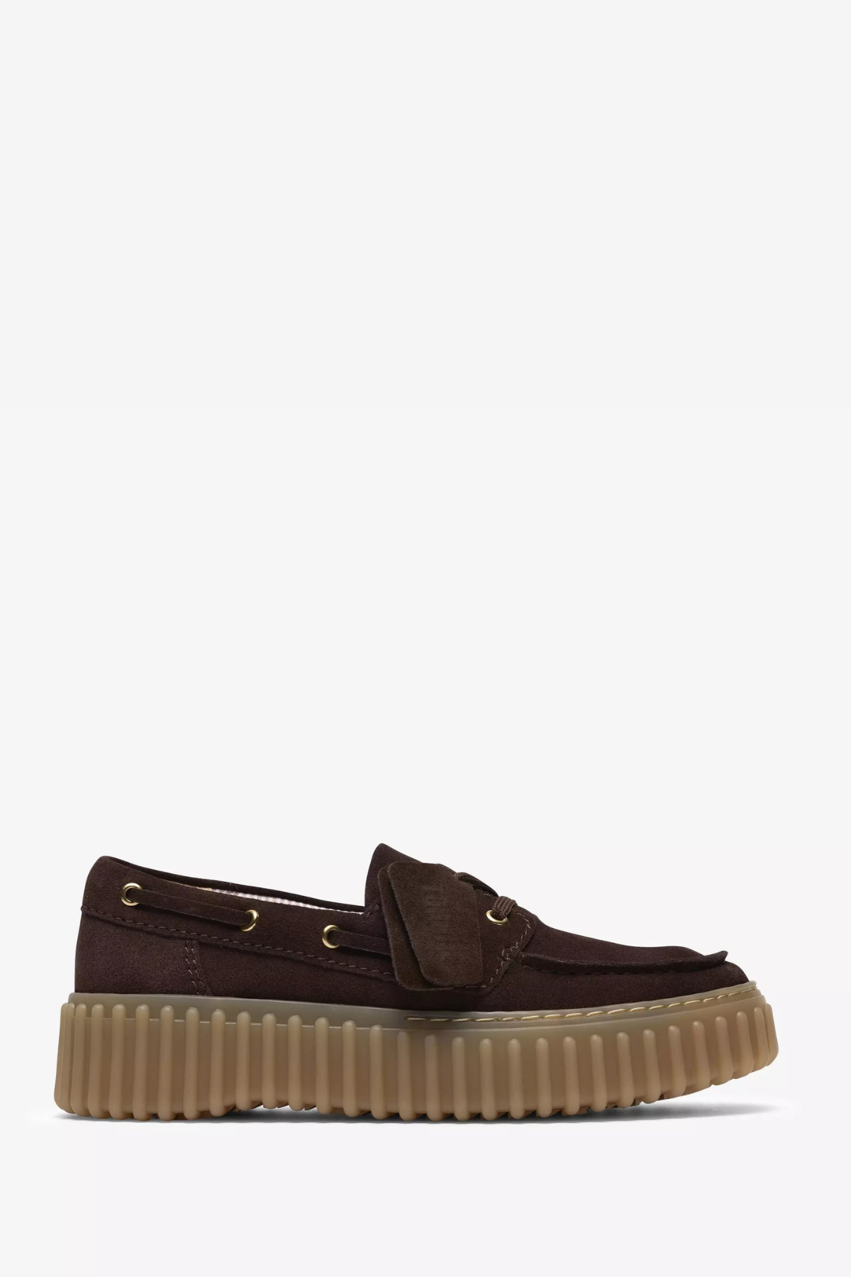 TORHILL BOAT DARK BROWN SUEDE