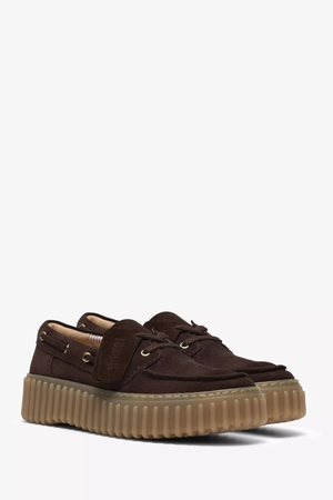 TORHILL BOAT DARK BROWN SUEDE