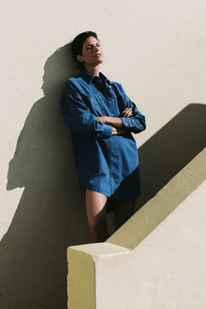 LUNA DRESS MODERNA BLUE
