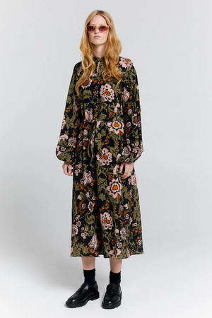 TRUTH DRESS BLACK MULTI