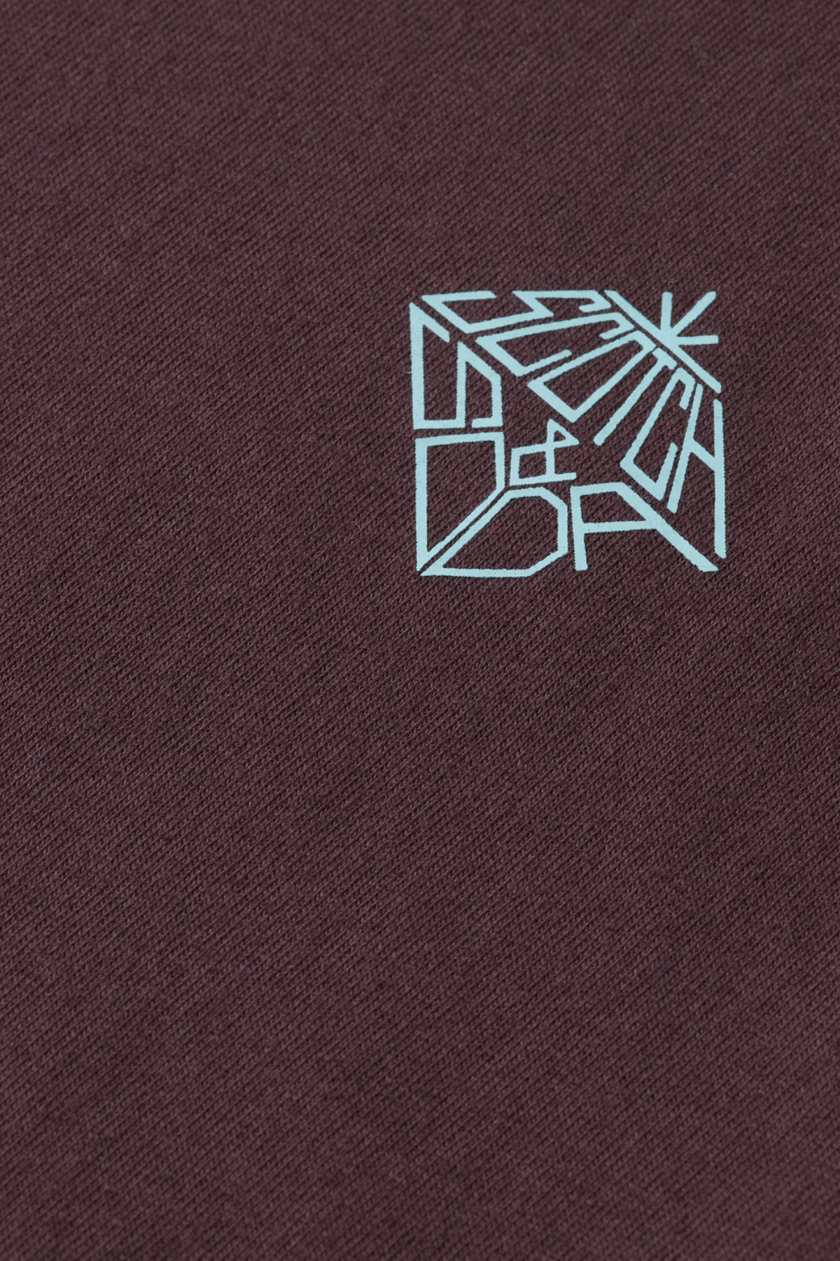 REGULAR FIT T-SHIRT CHOCOLATE PLUM