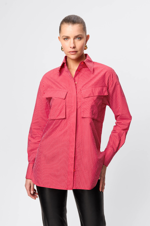 TUDOR SHIRT RED STRIPE