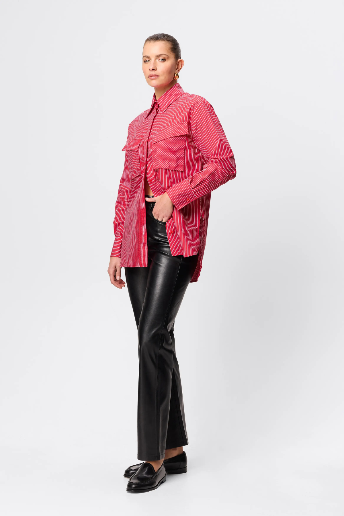TUDOR SHIRT RED STRIPE
