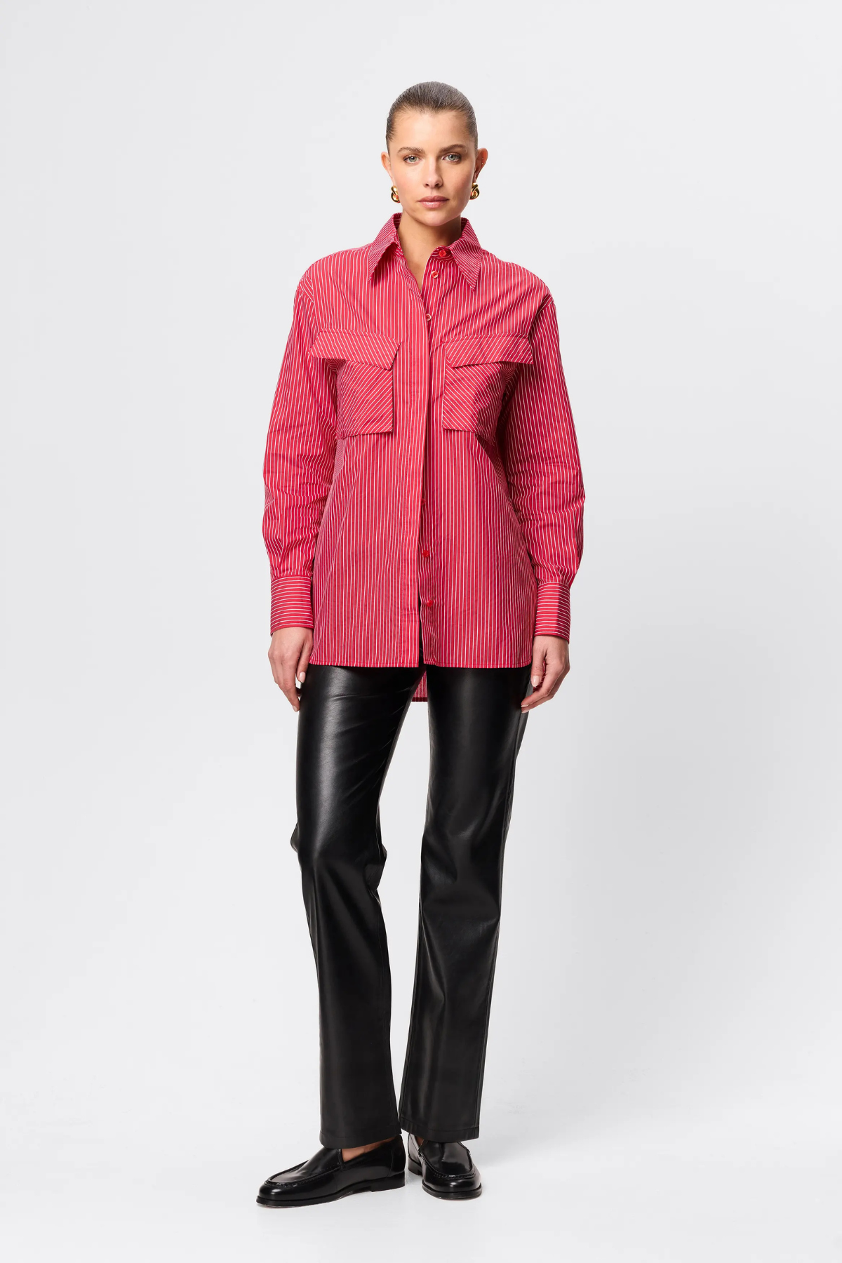 TUDOR SHIRT RED STRIPE