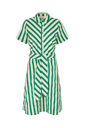 TULLE MIDI DRESS GREEN