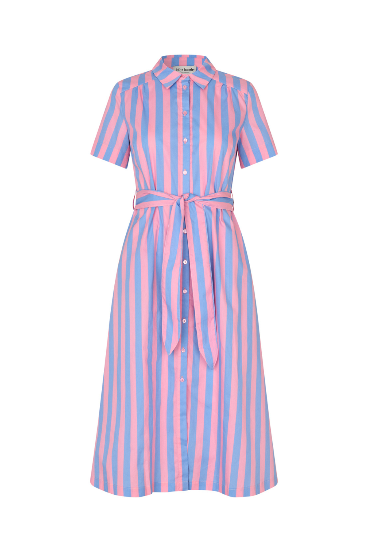 TULLE MIDI DRESS STRIPE