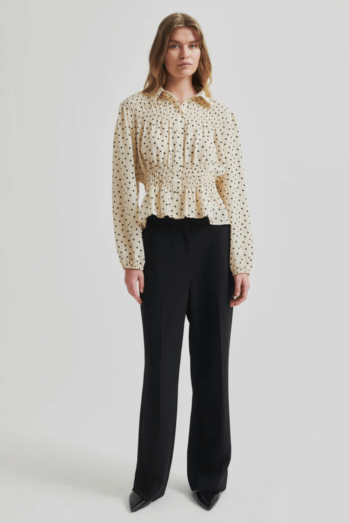 TUVA SPOT PRINT SHIRT SUMMER SAND