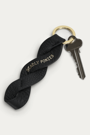 TWISTER KEY CHARM BLACK