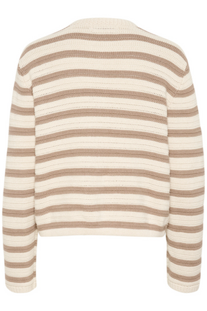 UNE CARDIGAN SIMPLY TAUPE