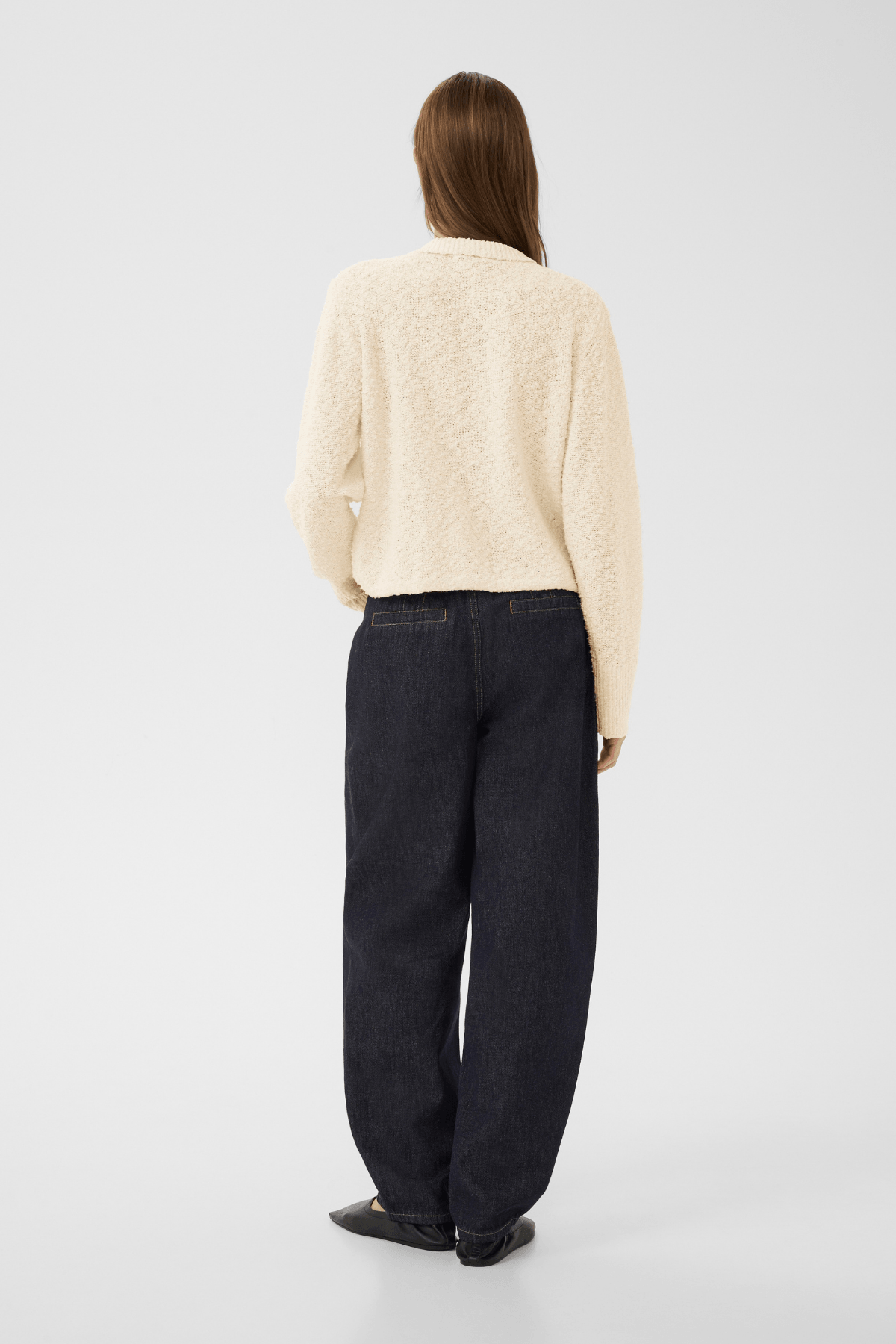 UNICE LONG SLEEVE CARDIGAN EGRET