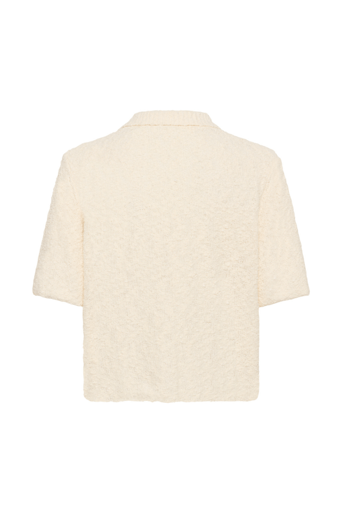 UNICE SHORT SLEEVE CARDIGAN EGRET