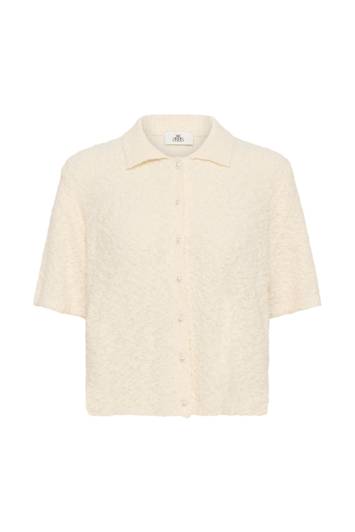 UNICE SHORT SLEEVE CARDIGAN EGRET