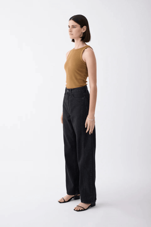 UTAH MID SLOUCHY JEAN BLACK