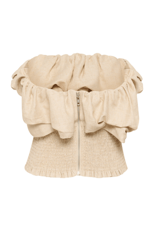 VALA TOP NATURAL MELANGE