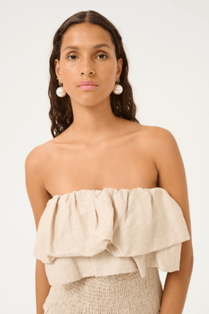 VALA TOP NATURAL MELANGE