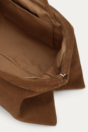VAULT CLUTCH HAZEL SUEDE
