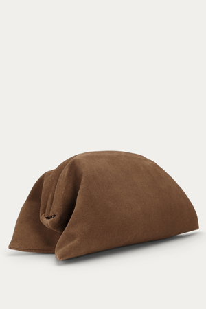 VAULT CLUTCH HAZEL SUEDE