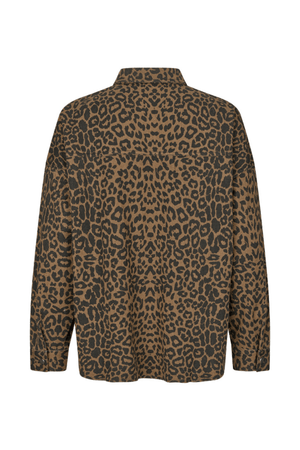 VEIDA SHIRT LS LEOPARD PRINT