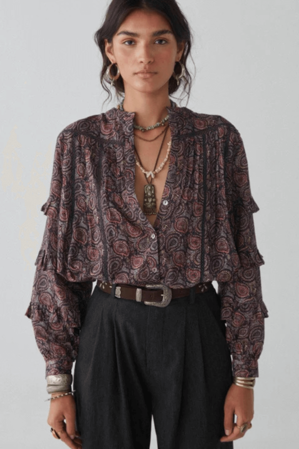 VENICE BLOUSE STARRY NIGHT
