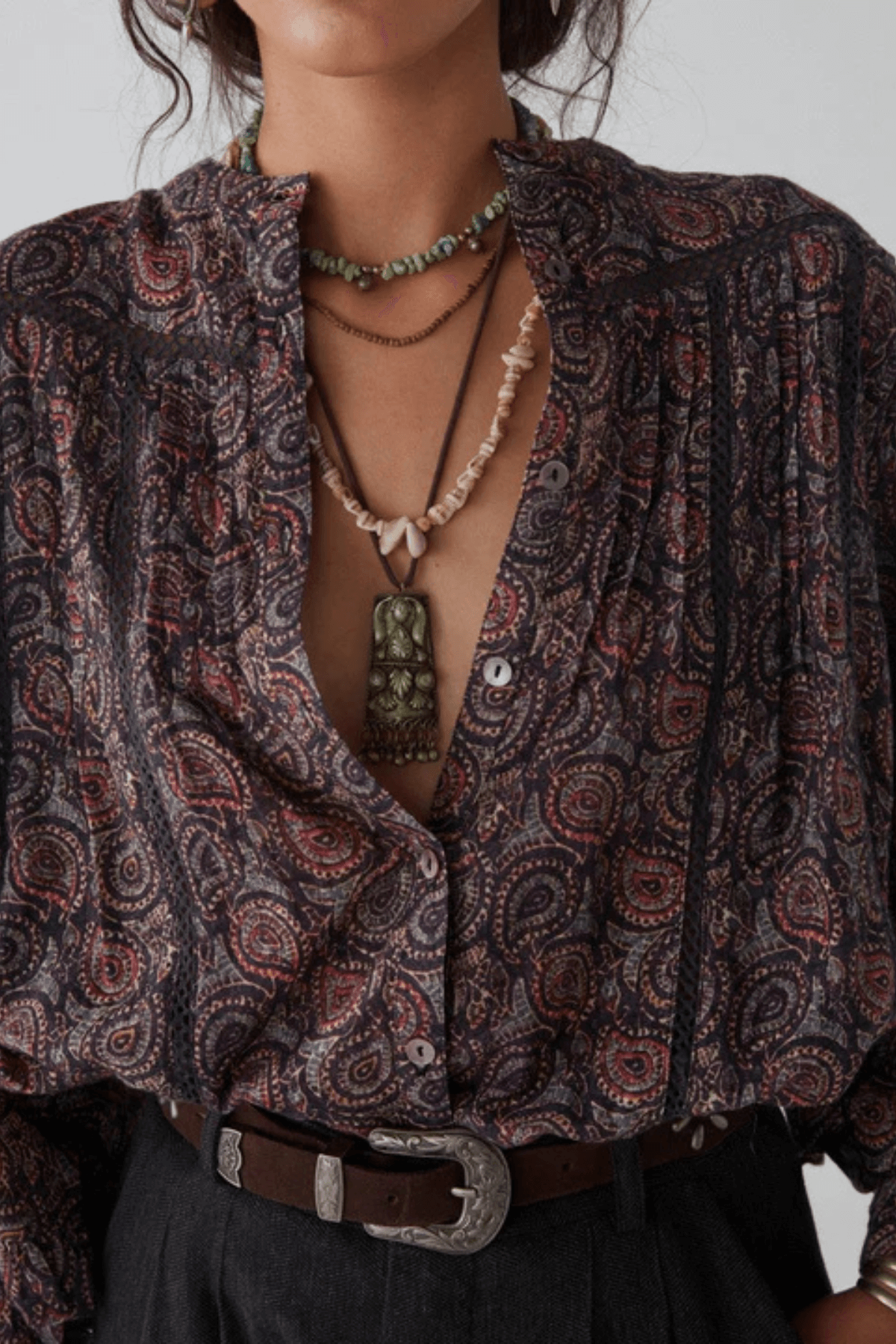 VENICE BLOUSE STARRY NIGHT