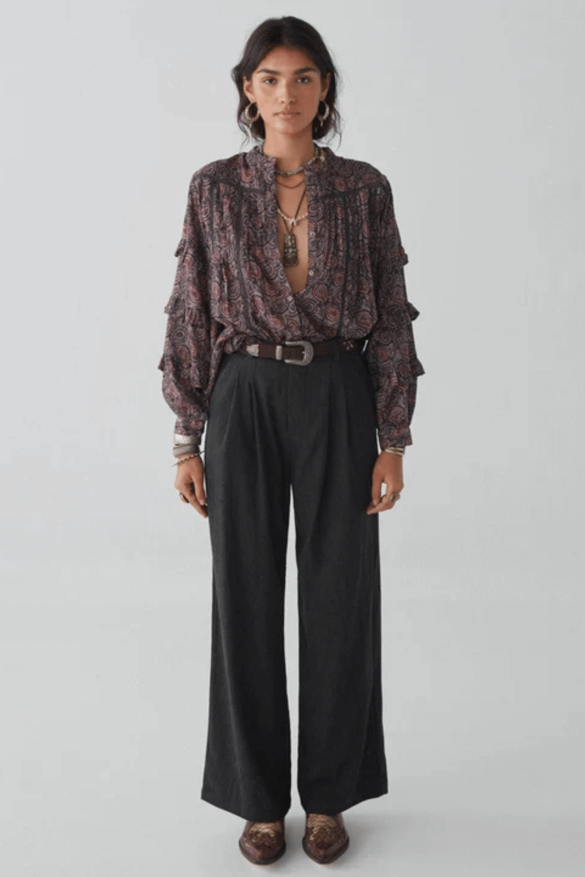 VENICE BLOUSE STARRY NIGHT