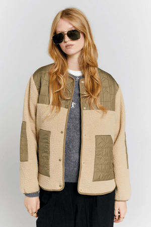 VENTURE JACKET NATURAL/HERB GREEN