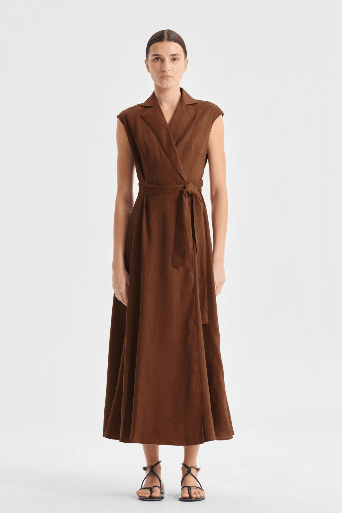 VERA WRAP DRESS HAZEL