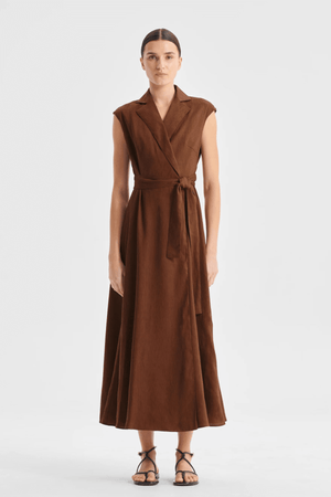 VERA WRAP DRESS HAZEL