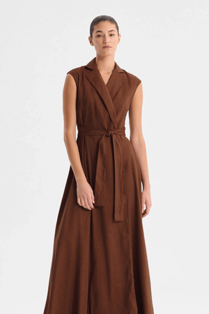 VERA WRAP DRESS HAZEL