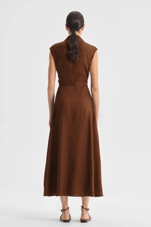 VERA WRAP DRESS HAZEL