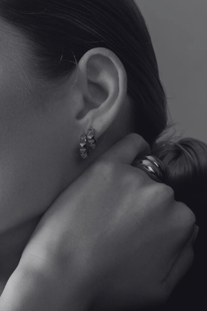 VERGE EARRINGS SILVER