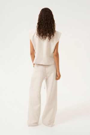 VIA RO PANTS NATURAL MELANGE