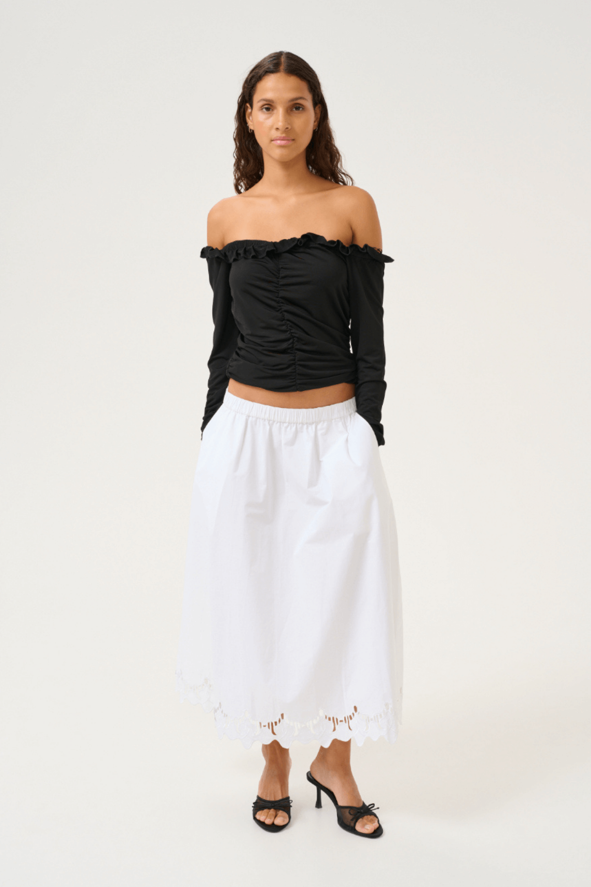 VICTORIA SKIRT BRIGHT WHITE