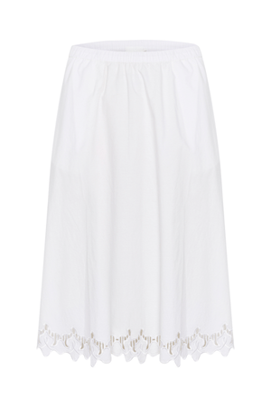 VICTORIA SKIRT BRIGHT WHITE