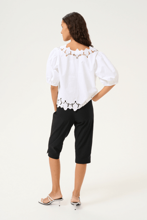VICTORIA BLOUSE BRIGHT WHITE