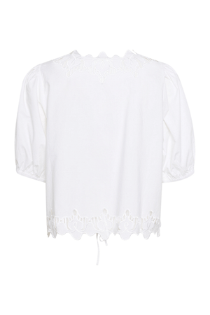 VICTORIA BLOUSE BRIGHT WHITE