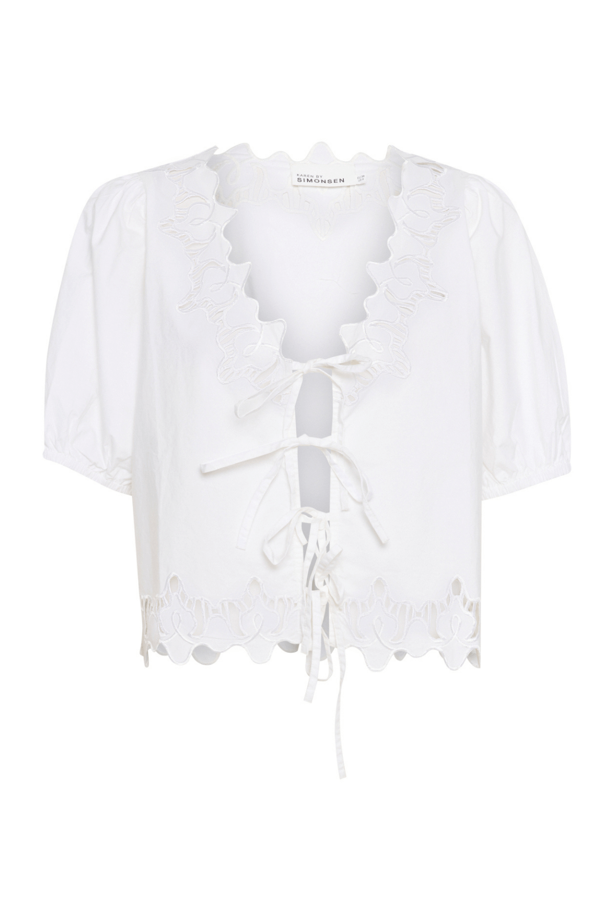 VICTORIA BLOUSE BRIGHT WHITE